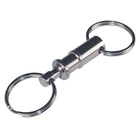 Hillman Metal Silver Valet Key Chain - Pack of 50 5970918